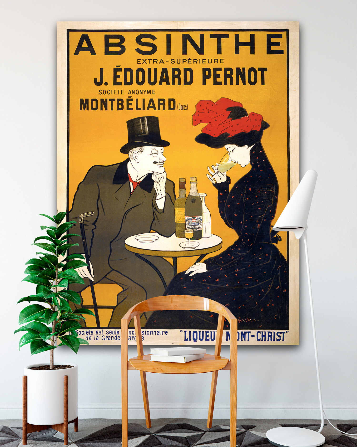 Vintage Leonetto Cappiello Poster, Absinthe Poster Art from Transit Design