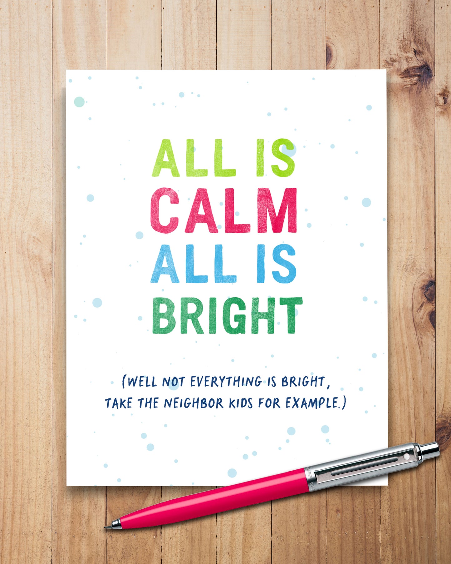 Humorous Christmas Cards by Smirkantile. Funny Holiday Cards