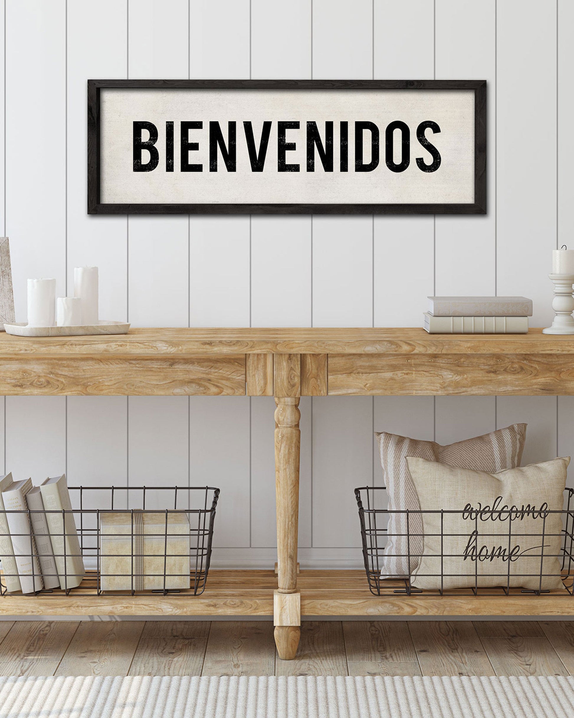 Bienvenidos Spanish Welcome Sign - Transit Design
