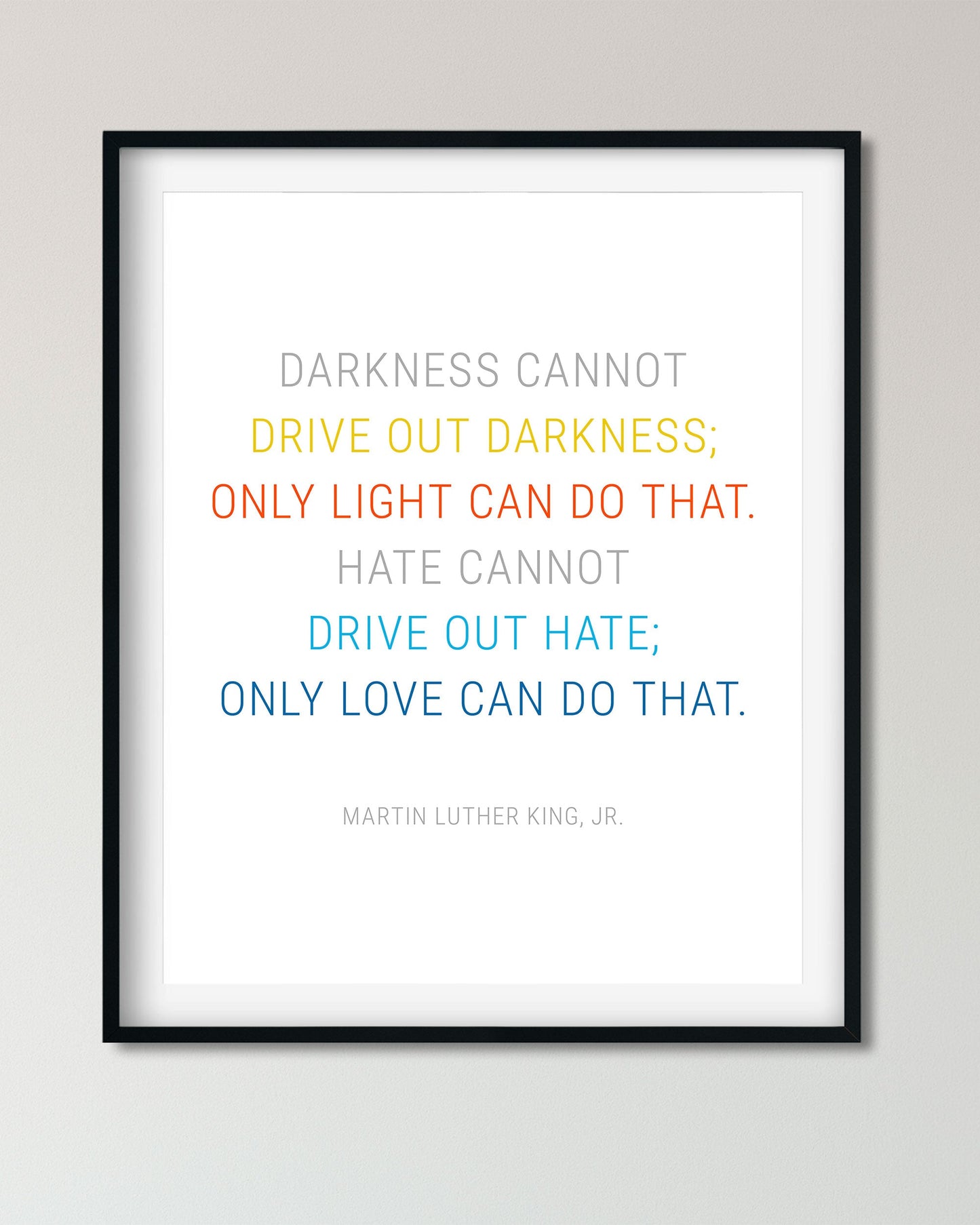 Only Love Inspirational Poster - Transit Design - Transit Design