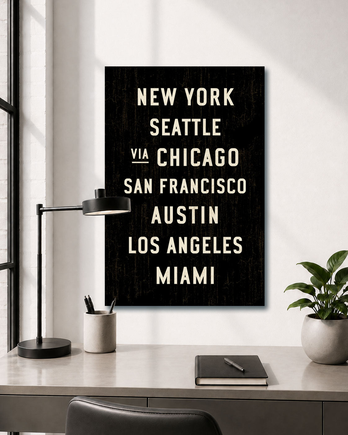 U.S. Cities Transit Sign