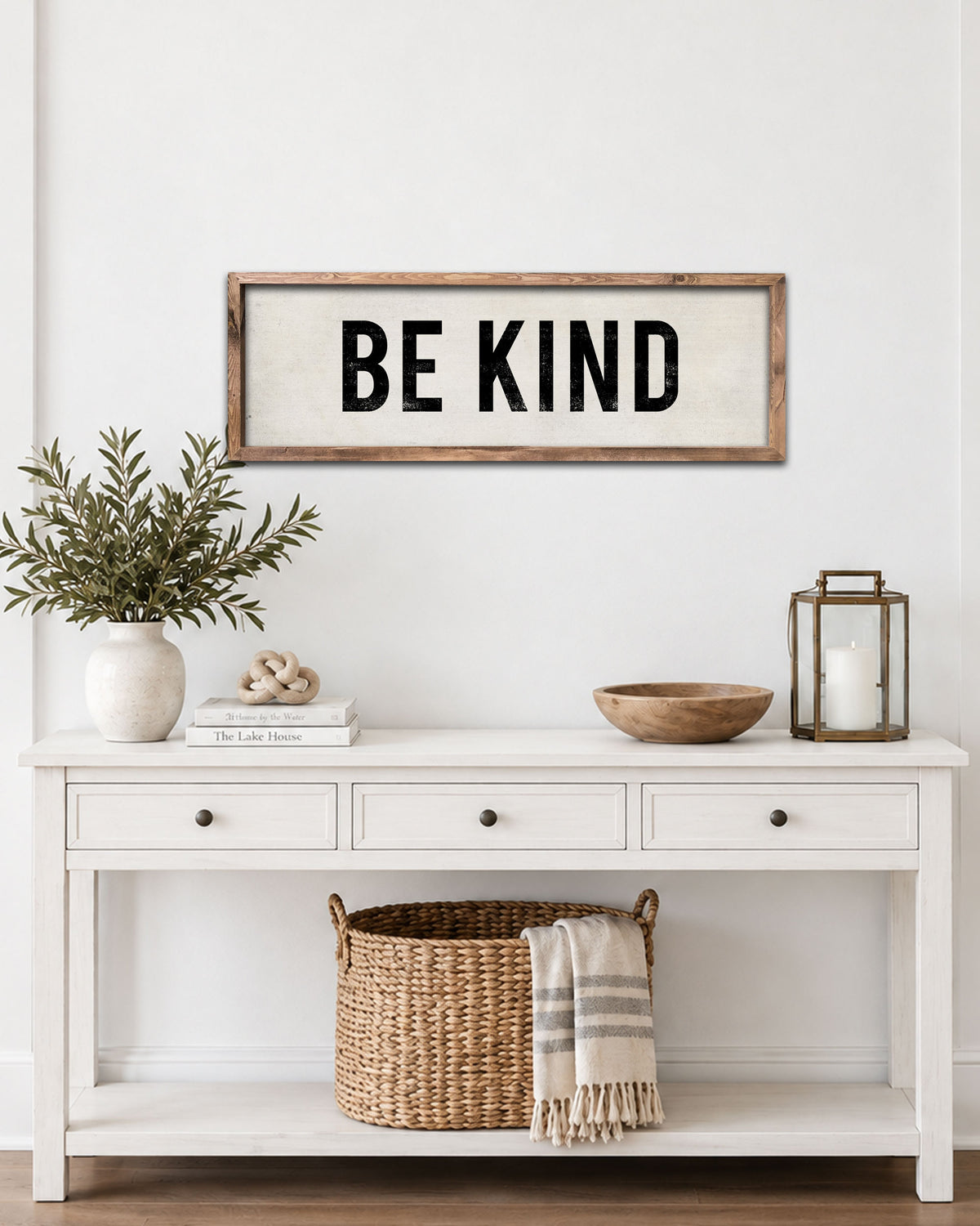 Handmade Be Kind Decorative Wall Sign, farmhouse wall art