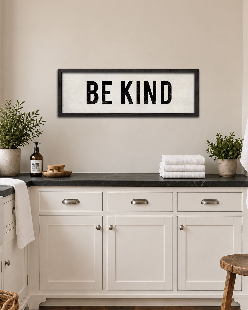 Be Kind Wood Farmhouse Sign