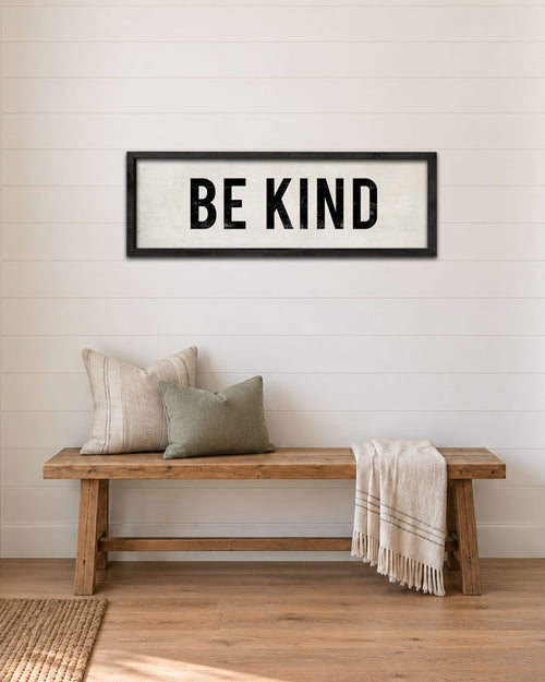Be Kind Wood Farmhouse Sign, Farmhouse Decor