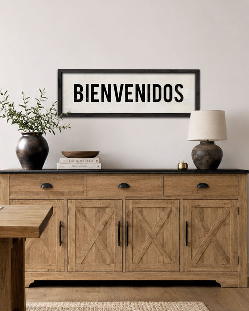 Bienvenidos Spanish Welcome Sign