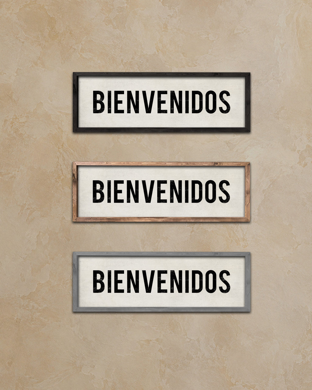 Bienvenidos Sign Frame Colors