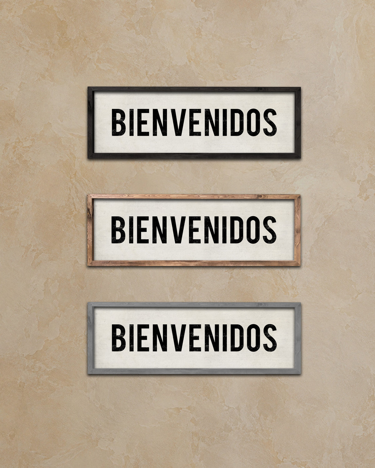 Bienvenidos Sign Frame Colors