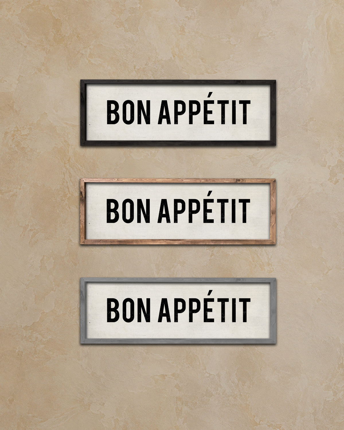 Bon Appetit Kitchen Sign Frame Colors