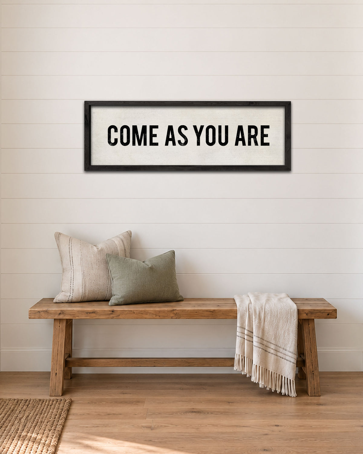 Come As You Are Sign, Rustic Farmhouse Wall Art