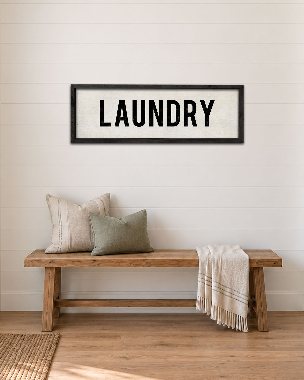 Handmade Farmhouse Laundry Sign, wooden farm decor