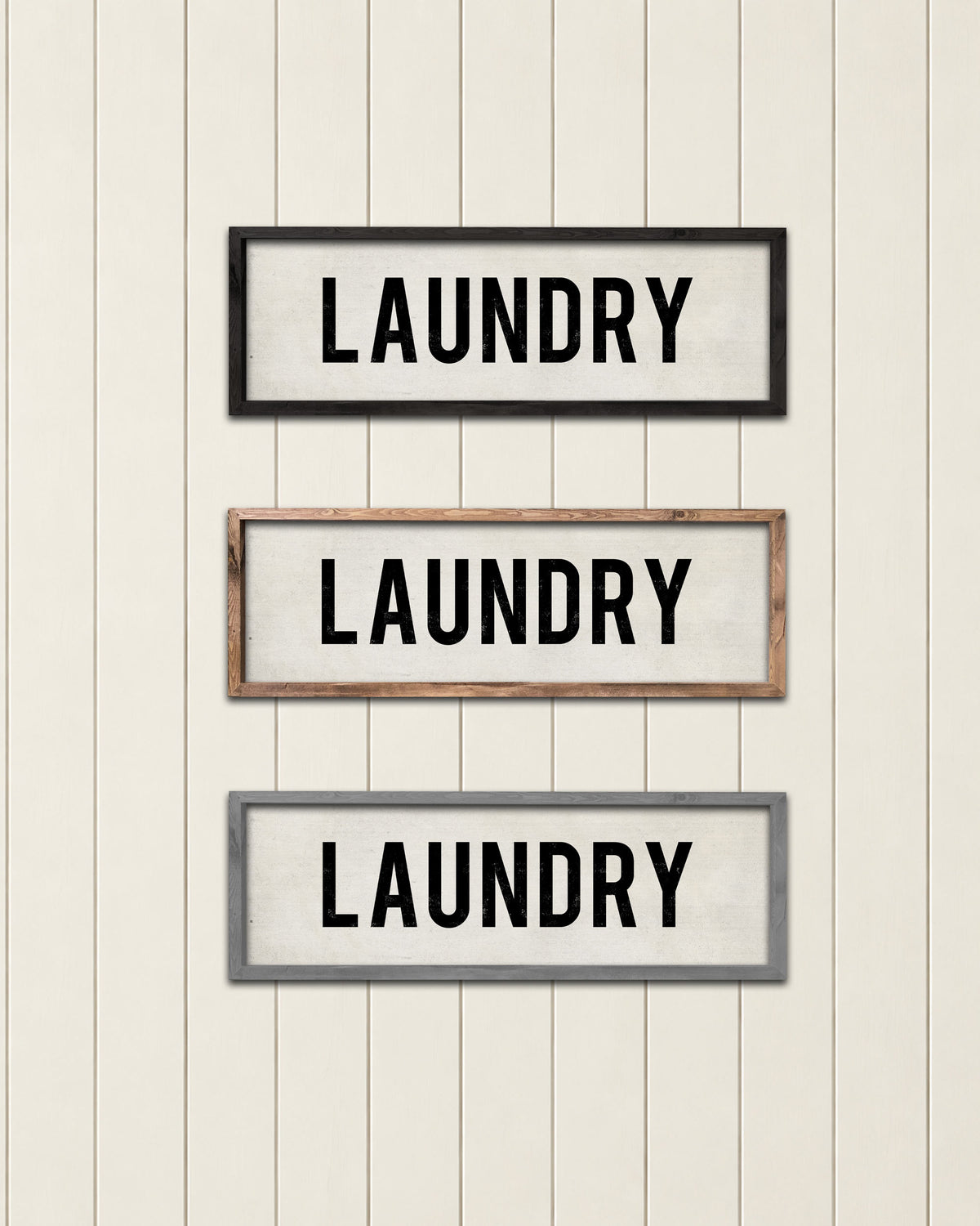 Vintage Laundry Sign Frame Colors