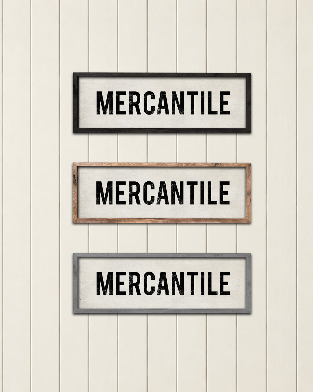 Farmhouse Mercantile Sign frame colors