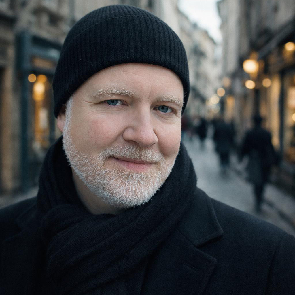 Photo of Michael Jon Watt in black beanie and coat