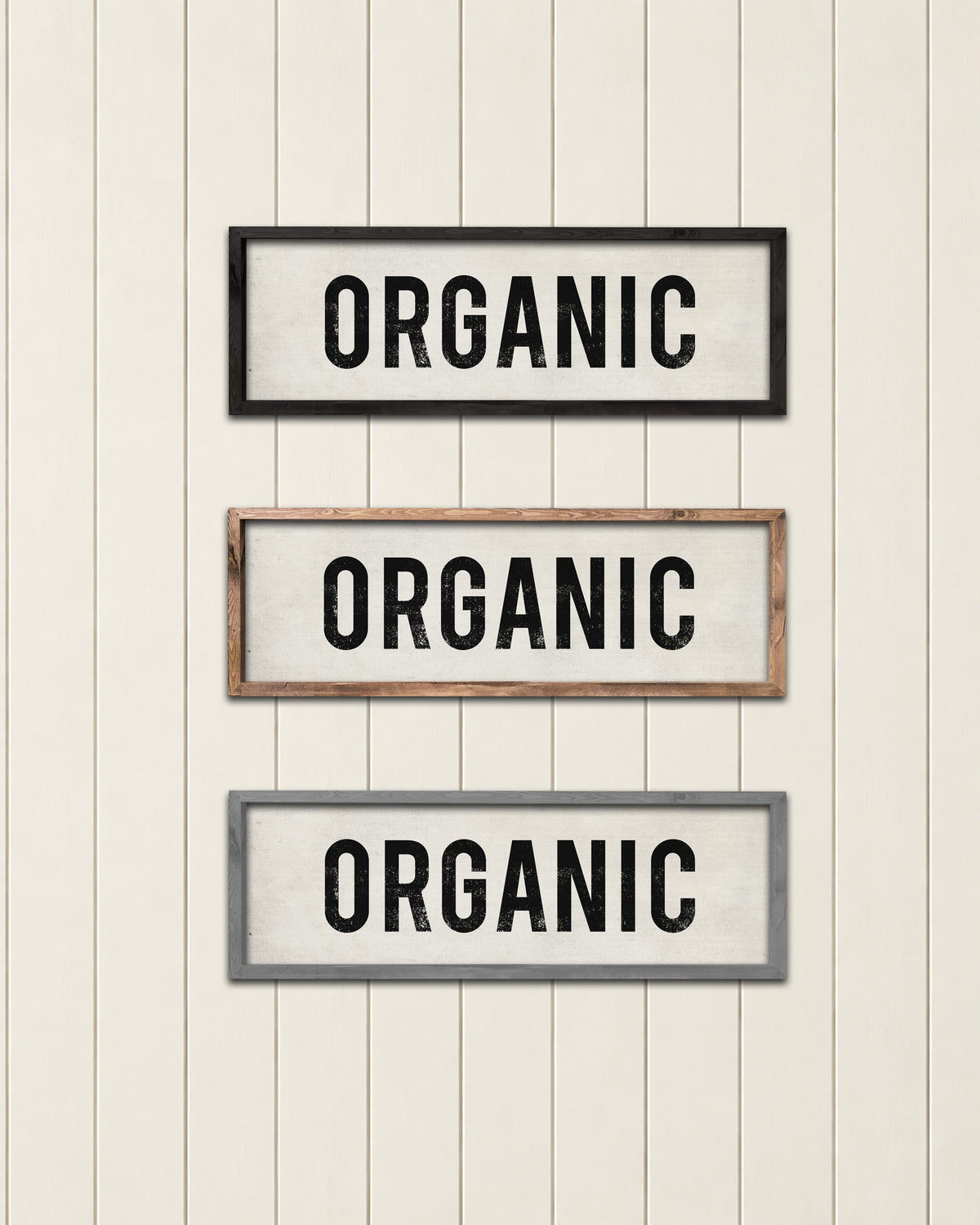 Organic Farmhouse Sign Frame Options