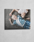 Personalized Children's Photo Canvas – Custom Family Photo Art