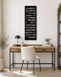 Small Custom Subway Sign Art for home office