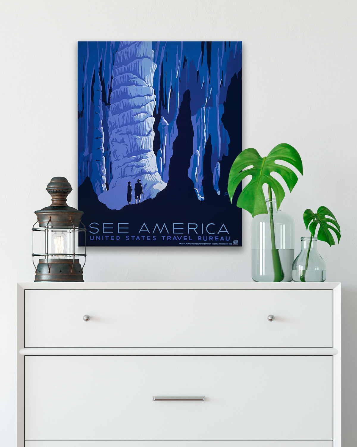 See America Carlsbad Caverns WPA Poster