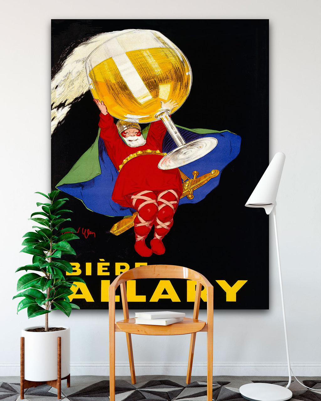 Biere Allary Poster. Leonetto Cappiello. Oversize Canvas