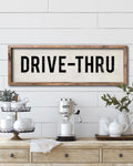 Drive-Thru Home Wall Decor, Decorative Signs