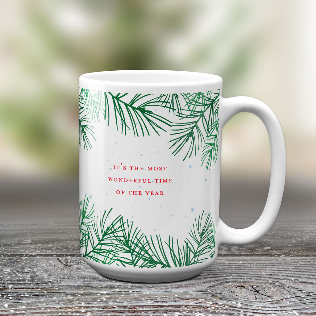 Most Wonderful Time of the Year Christmas Mug, Novelty Mugs