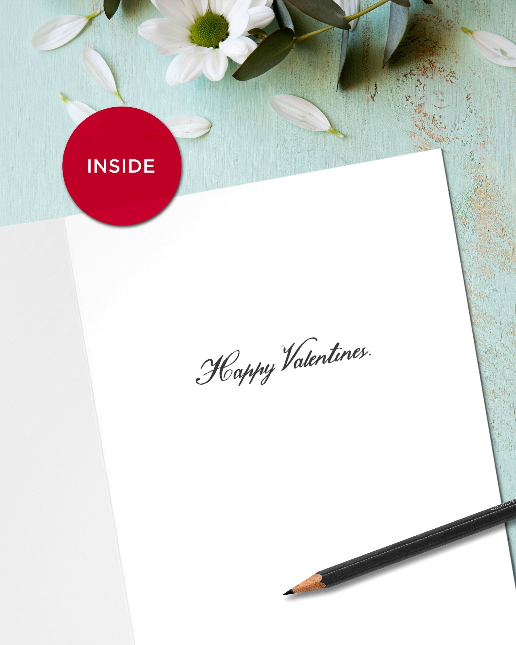 Inside Detail of Valentine's Day Card by Smirkantile