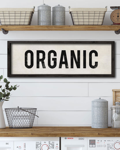 Organic Kitchen Sign, Decorative Signs by Transit Design