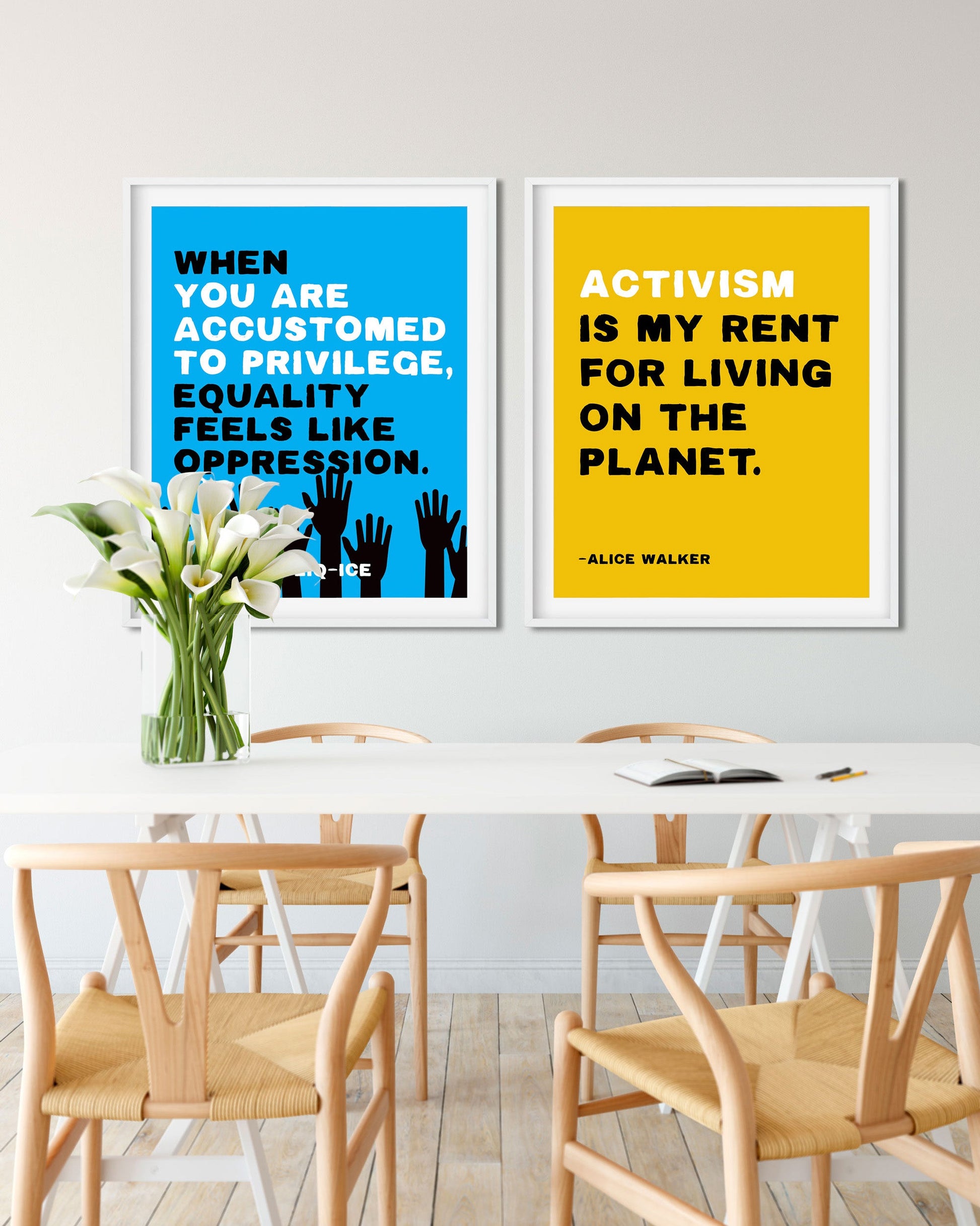 Activism is My Rent Social Justice Poster Art - Transit Design