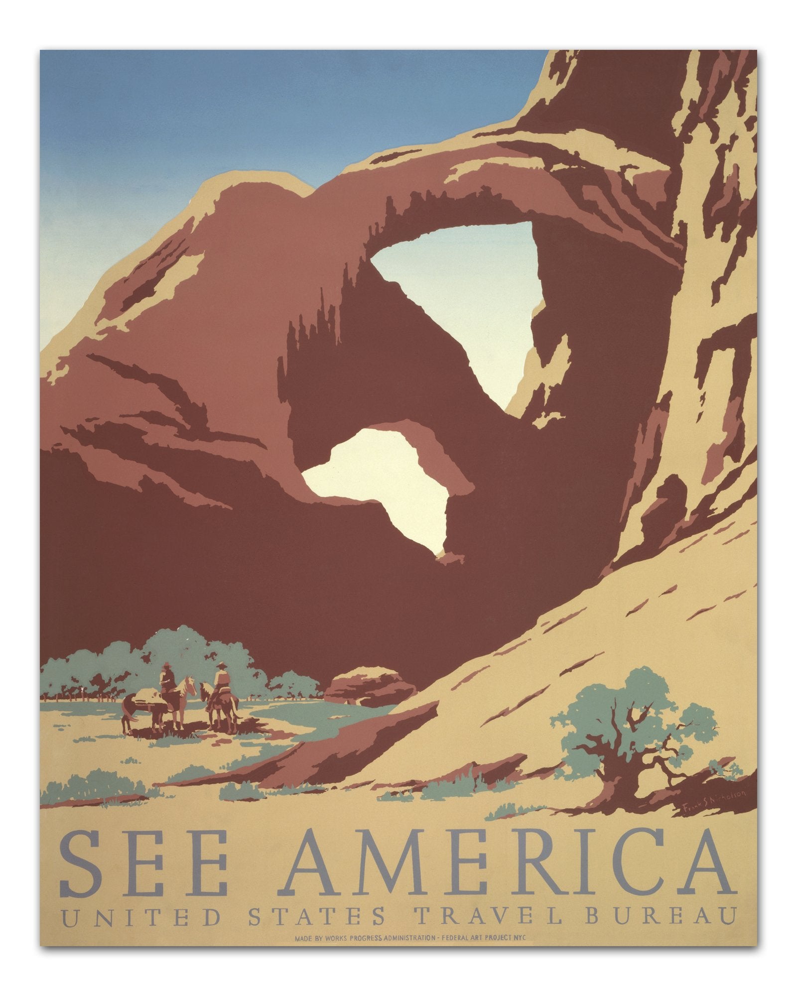 Arches National Park WPA Poster - Transit Design