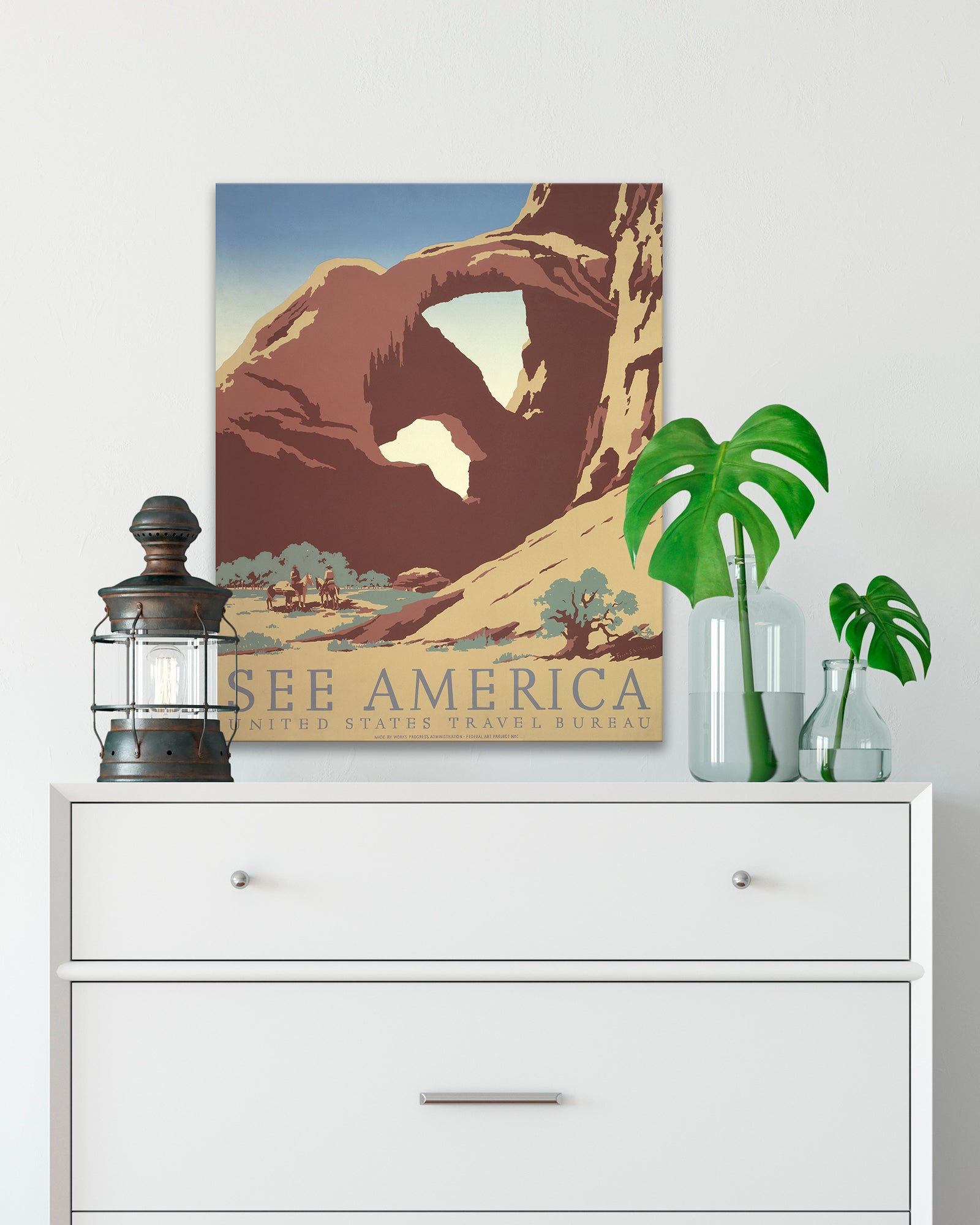 Arches National Park See America WPA Poster - Transit Design
