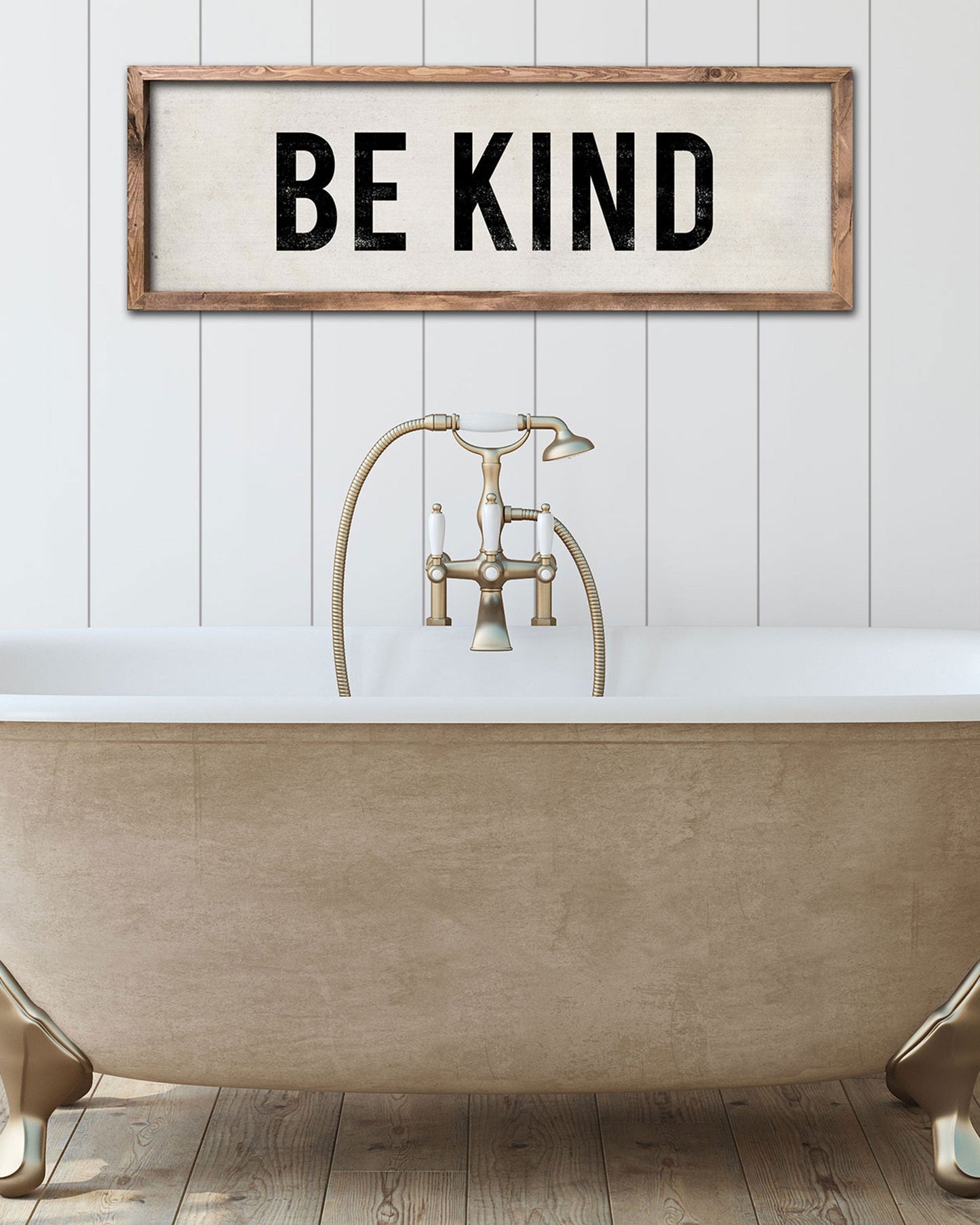 Handmade Be Kind Decorative Wall Sign, farmhouse wall art - Transit Design