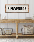 Bienvenidos Welcome Sign, Spanish Wall Sign