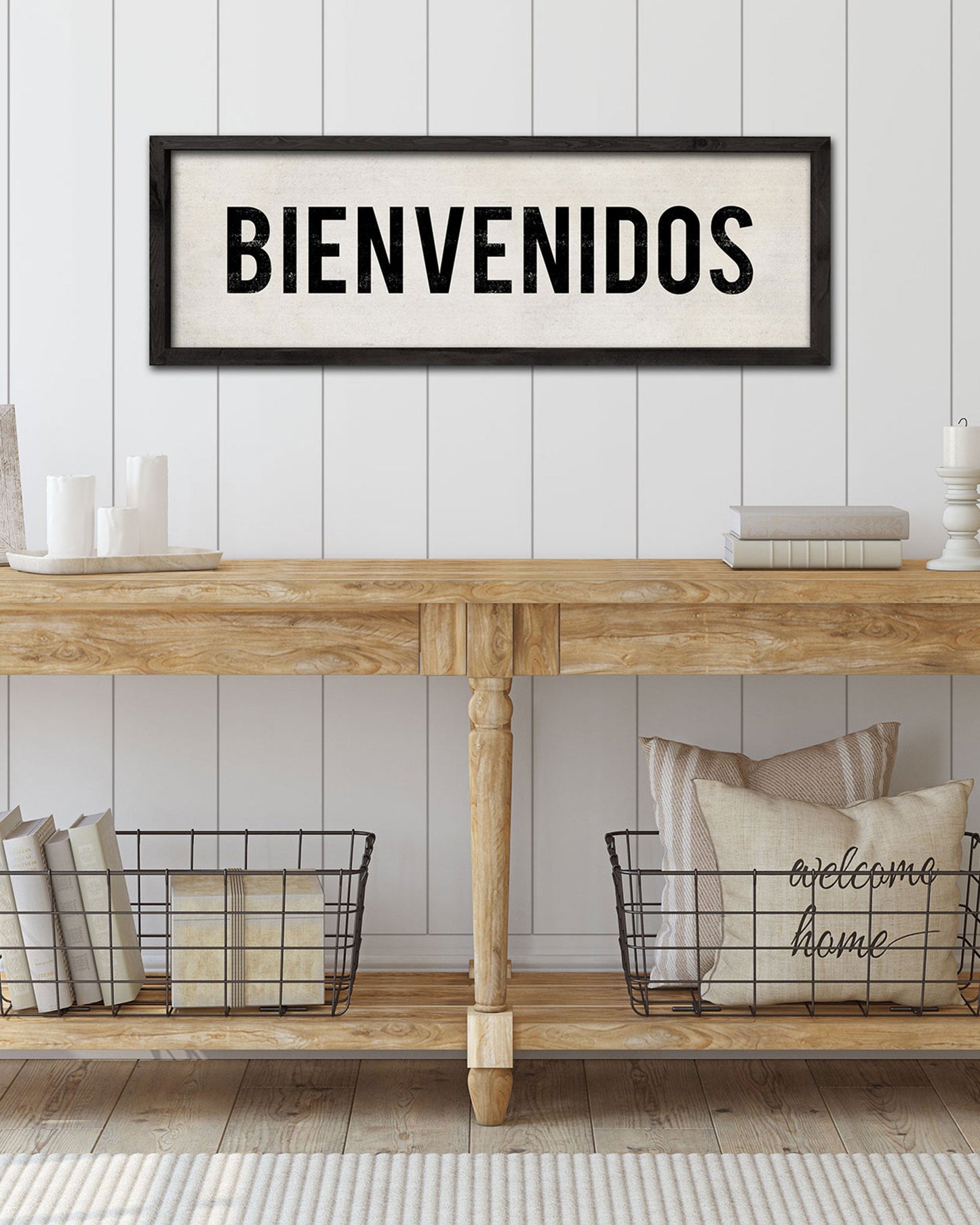 Bienvenidos Spanish Welcome Sign - Transit Design - Transit Design