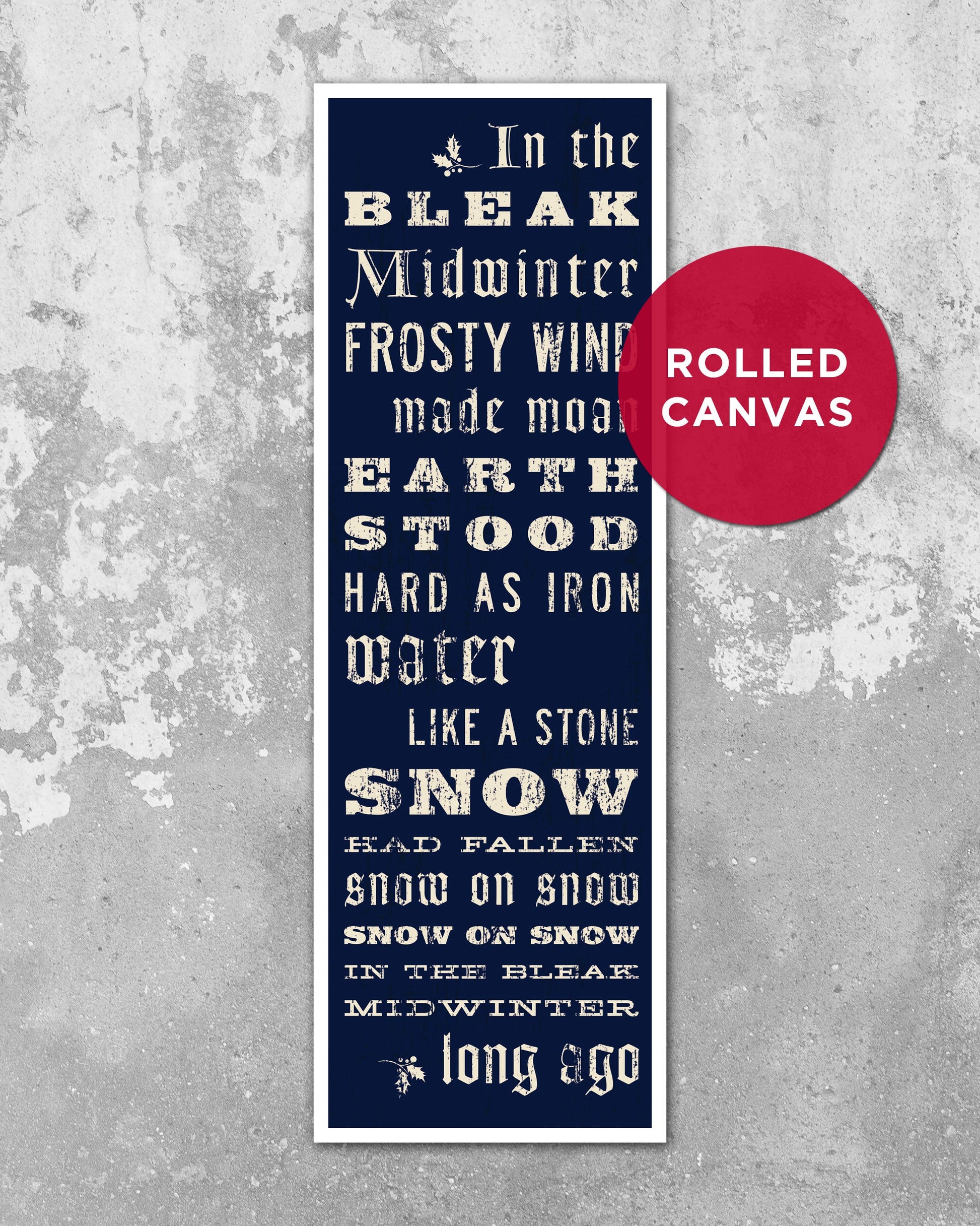 Bleak Midwinter Wall Hanging - Transit Design - Transit Design
