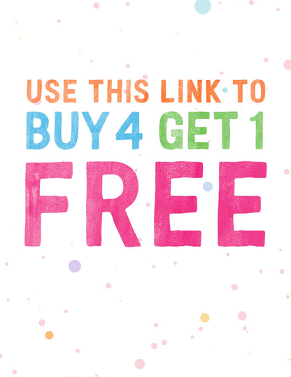 Buy 4, Get 1 Free, Choose Any 5 Greeting Cards - Transit Design - Smirkantile