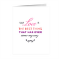 Valentines day card