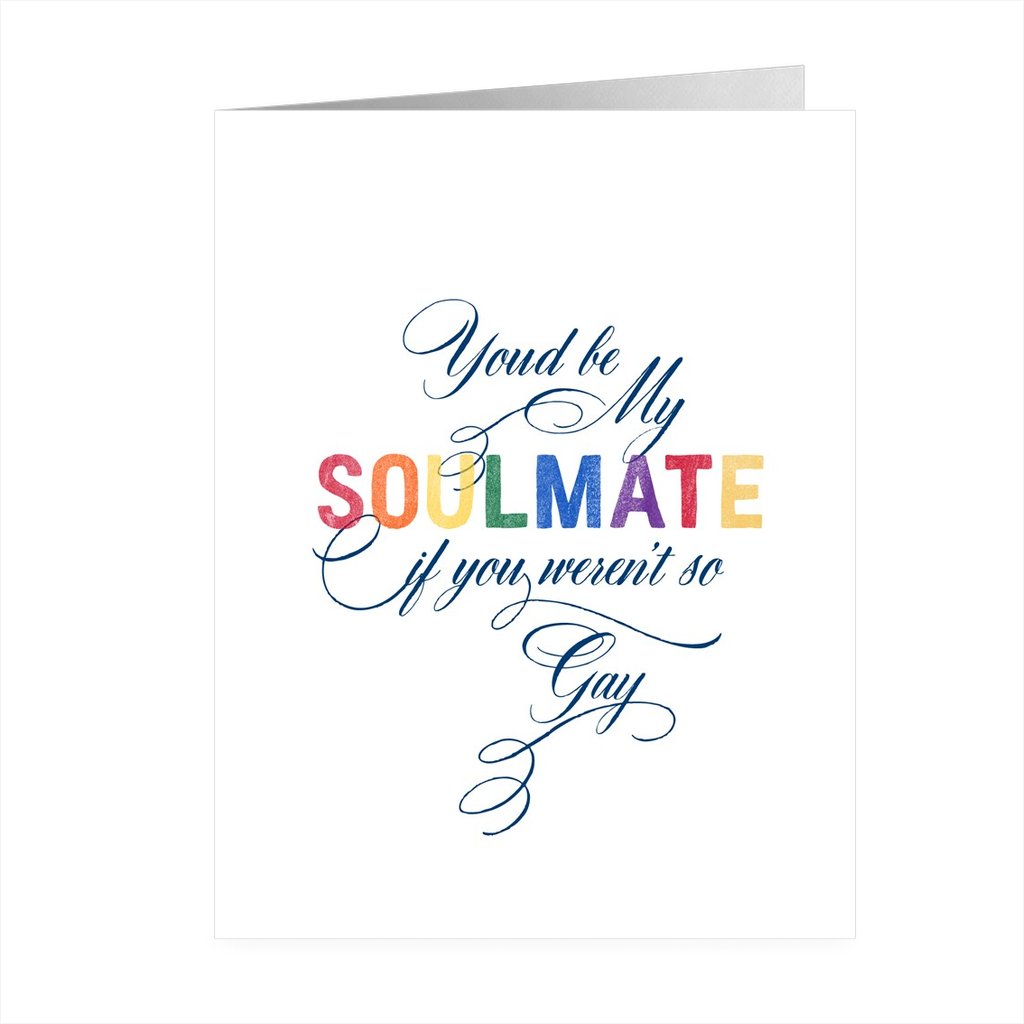 My Gay Soulmate Card - Transit Design - Smirkantile
