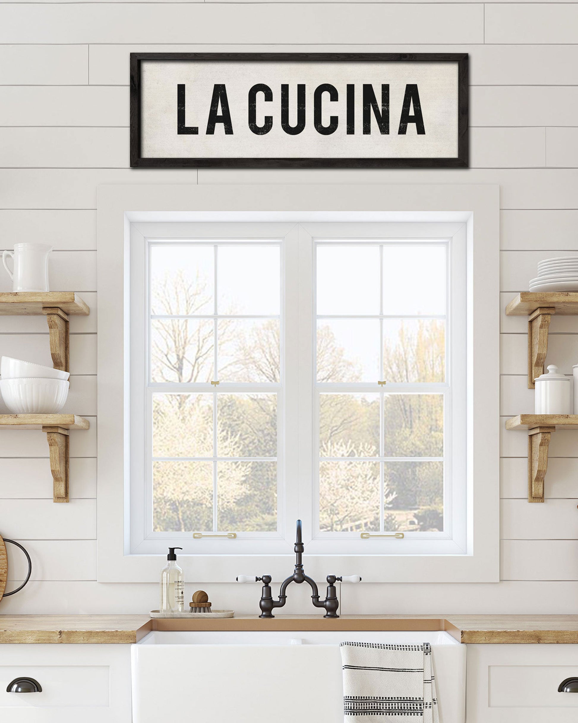 Hand-Painted La Cucina Italian Kitchen Sign - Transit Design - Transit Design
