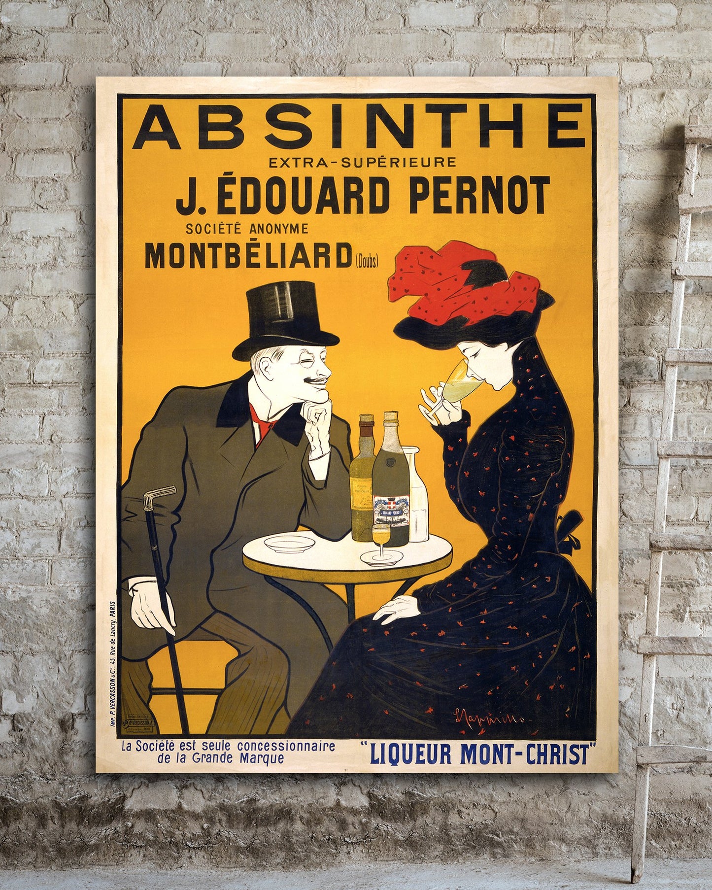 Absinthe Poster by Leonetto Cappiello on Oversized Canvas - Transit Design