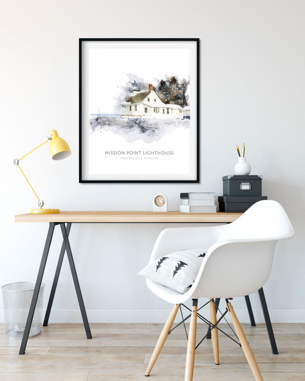 Mission Point Lighthouse Fine Art Print, Old Mission Poster