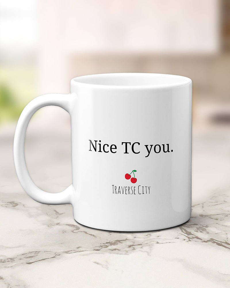 Small Nice TC You Traverse City Mug - Transit Design - Smirkantile