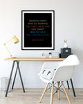 Only Love Can Do That Social Justice Poster in black with a quote by Dr. Martin Luther King, Jr. - Transit Design