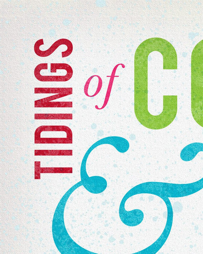 Comfort & Joy Christmas Wall Decor detail - Transit Design