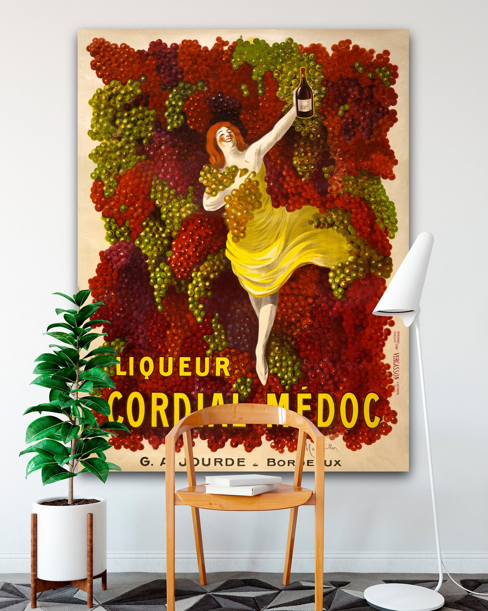 Cordial Medoc Poster by Leonetto Cappiello on large canvas - Transit Design