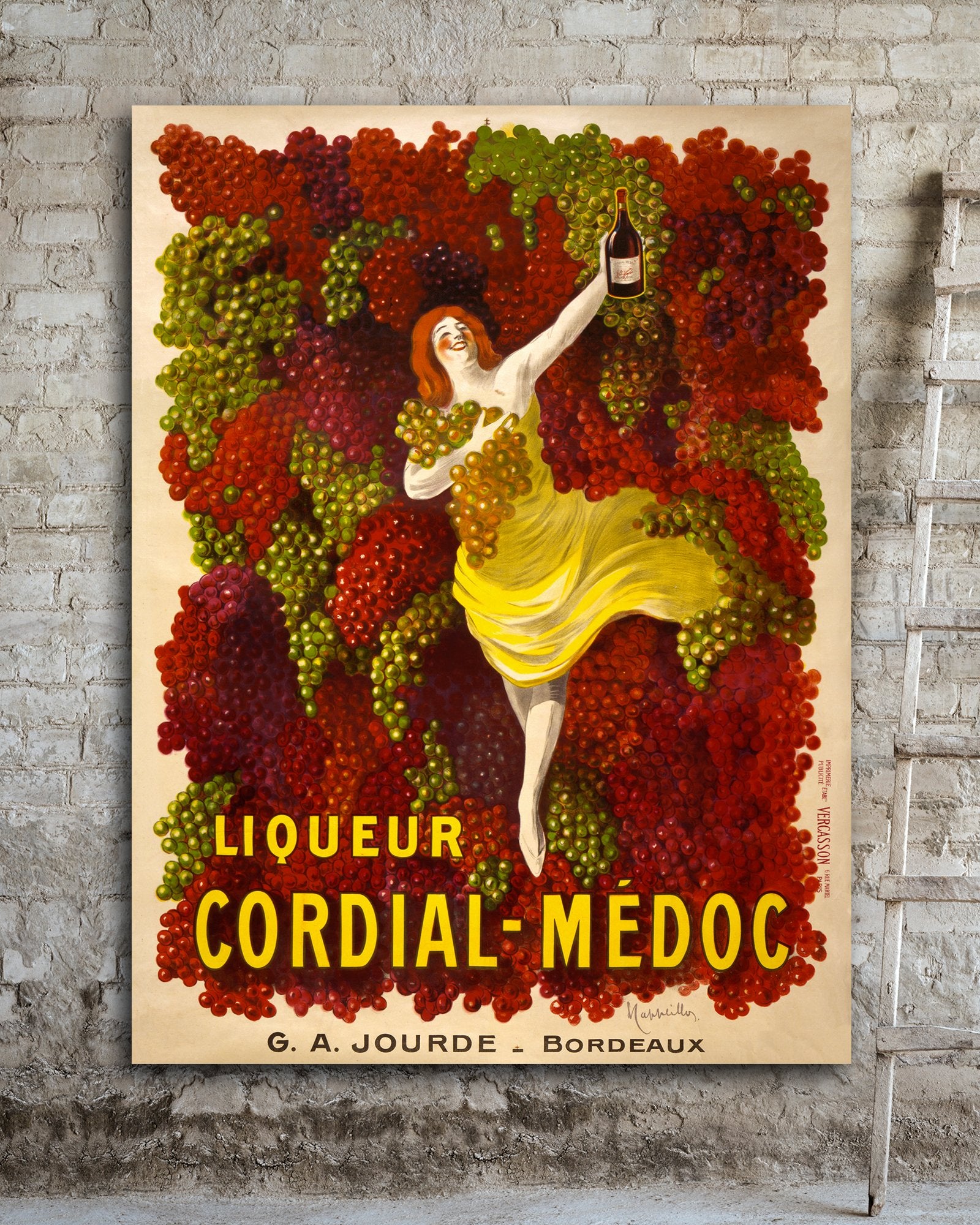  Leonetto Cappiello Cordial Medoc Poster Art on large canvas print  - Transit Design
