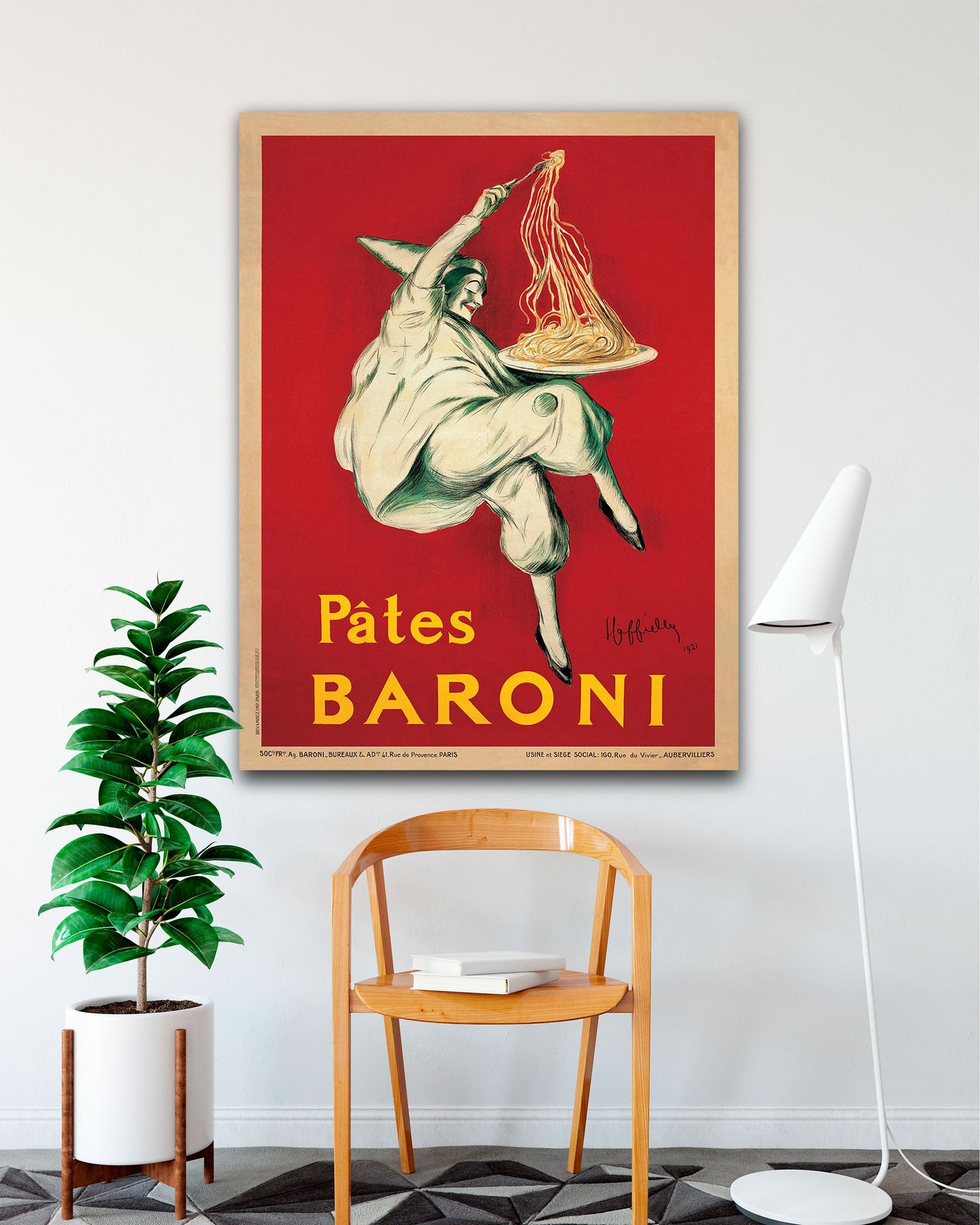 Vintage Pates Baroni Leonetto Cappiello Poster on Oversized Canvas - Transit Design